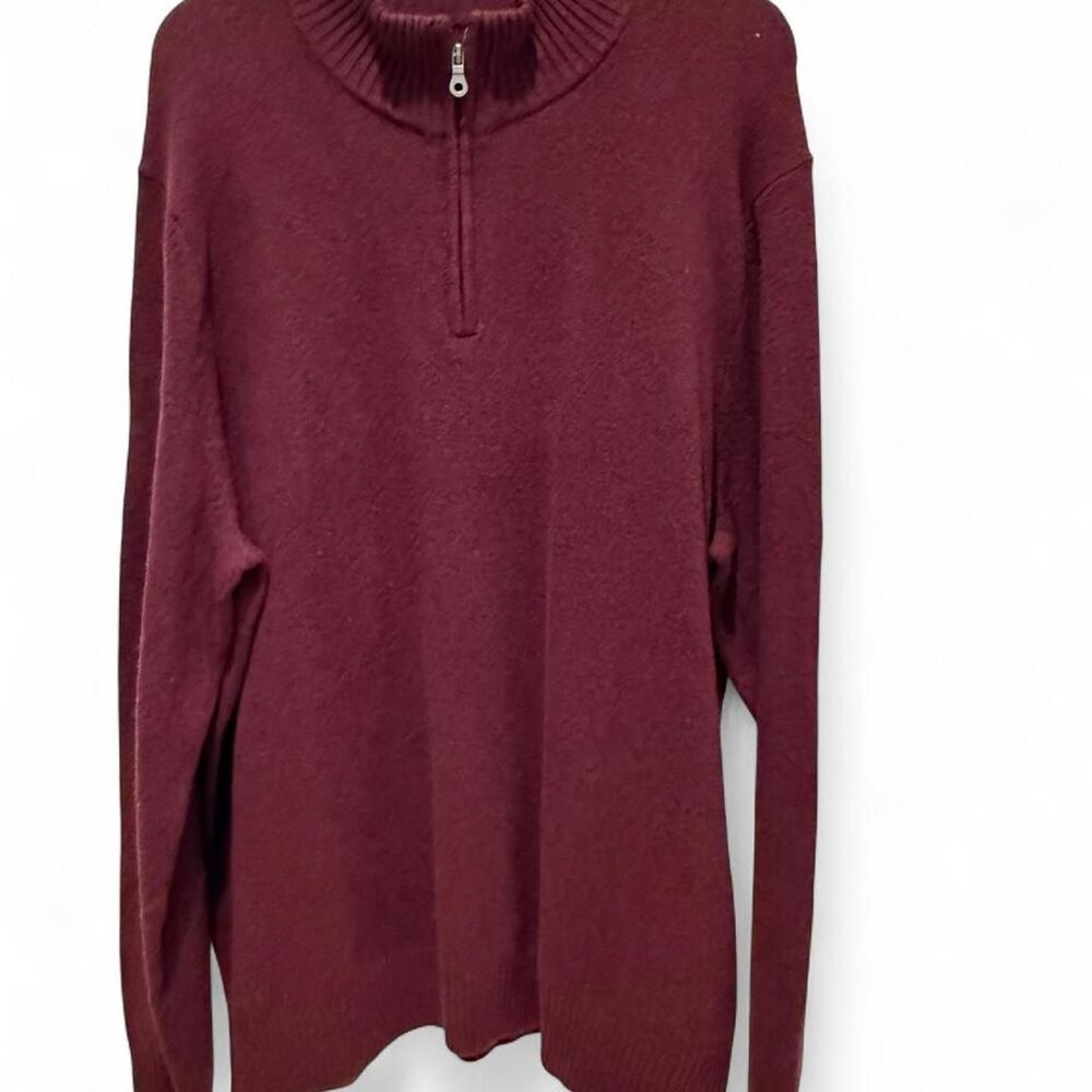 Croft-barrow Men's Burgundy Sweater XXL
